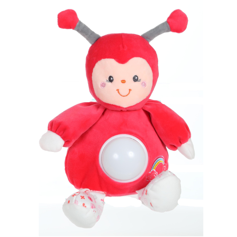  rainbow nightlight ladybug pink 26 cm 